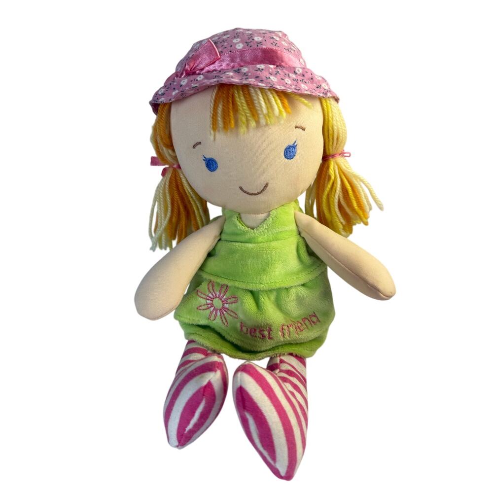 GUND GULIA BEST FRIEND DOLL, 12 '" SOFT DOLL WITH YARN HAIR BLUE EYES